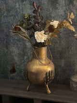 Gothic Skeleton Hands Iron Vase-Vase-Parc Decor