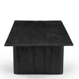 Grackle Solid Wood Coffee Table Black-coffee table-Parc Decor