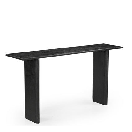 Grackle Solid Wood Console Table - Black