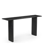 Grackle Solid Wood Console Table - Black