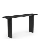 Grackle Solid Wood Console Table - Black