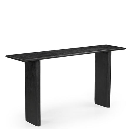 Grackle Solid Wood Console Table - Black