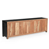 Grackle Solid Wood Media Console - Black