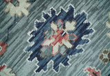 Gray and Beige Hand Knotted Traditional Oushak custom Made Wool Area Rug