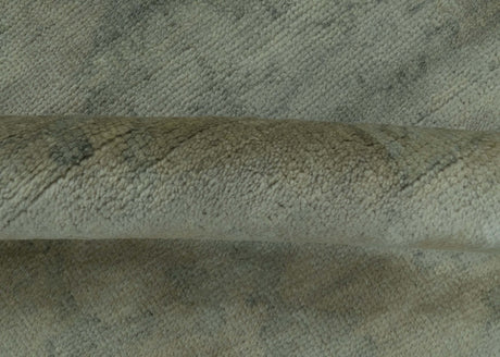 Gray And Beige Traditional Oushak Design 5.8x8.6 Hand Knotted Wool Area Rug