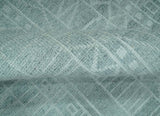 Gray and Silver 5x8 Stripes Design Hand Knotted wool and Art Silk Area Rug