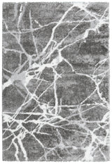 Gray Modern Abstract Design 5x7 Rug