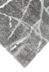 Gray Modern Abstract Design 5x7 Rug