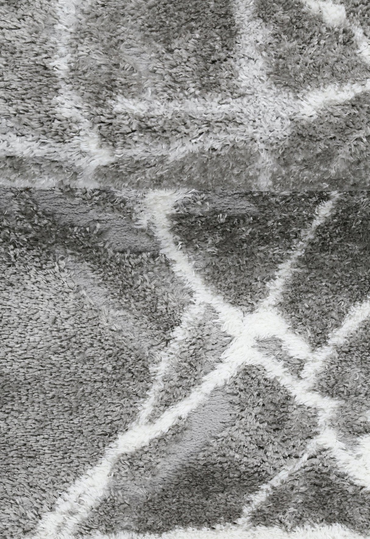 Gray Modern Abstract Design 5x7 Rug