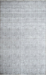 Gray Modern Abstract Design Wool And Viscose 5x8 Area Rug