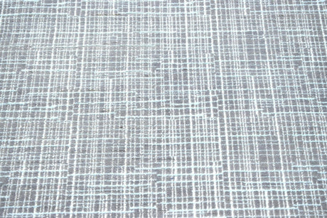 Gray Modern Abstract Design Wool And Viscose 5x8 Area Rug