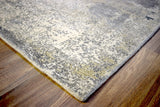 Gray Modern Abstract Wool And Viscose 8x10 Area Rug