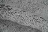 Gray Modern Solid Design Hand Woven Wool Area Rug