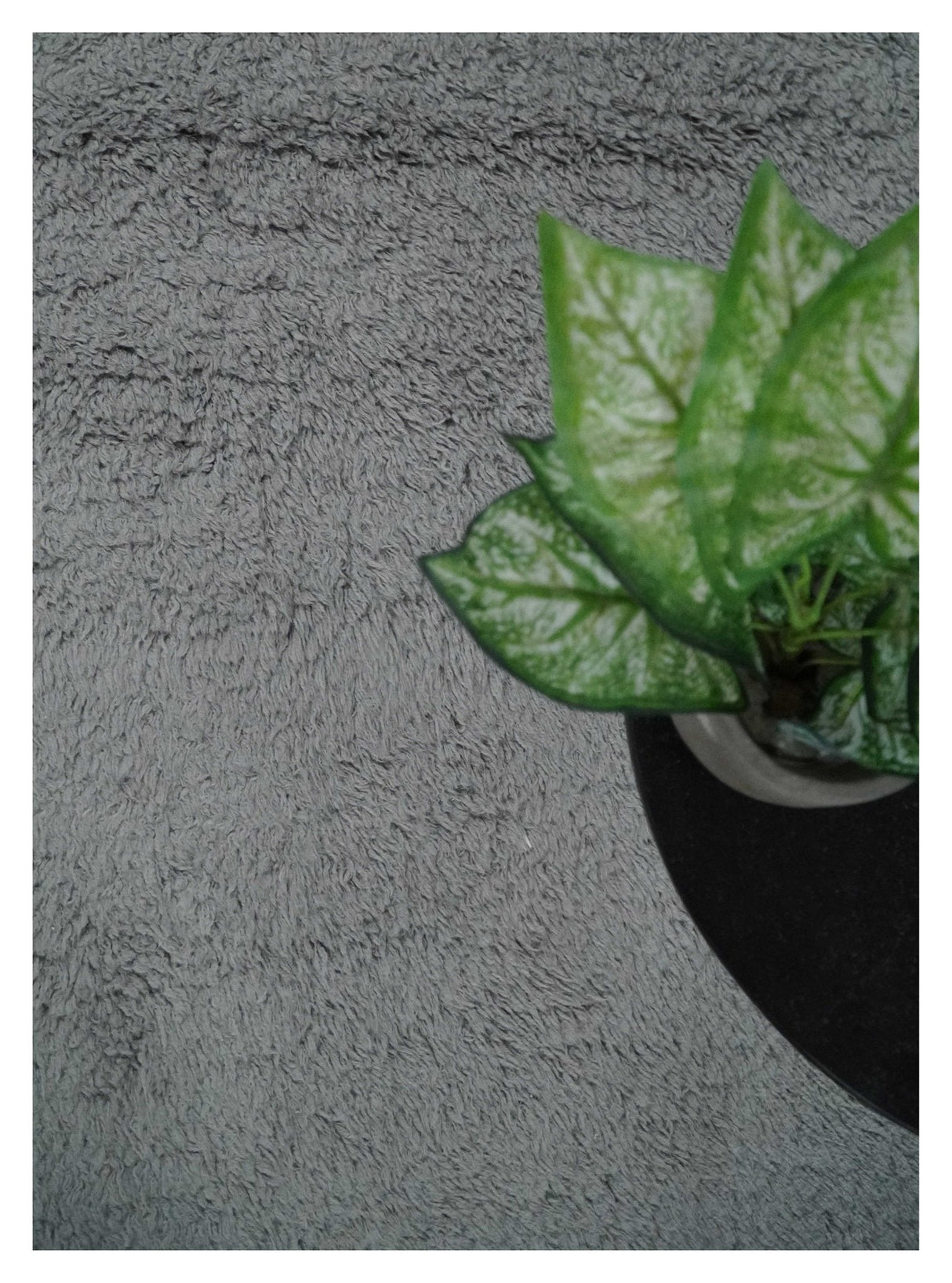 Gray Modern Solid Design Hand Woven Wool Area Rug