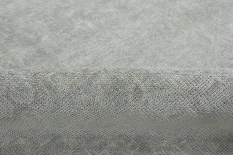 Gray Modern Style Hand Knotted Wool 8x10 Area Rug