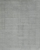 Gray Modern Style Hand Knotted Wool 8x10 Area Rug