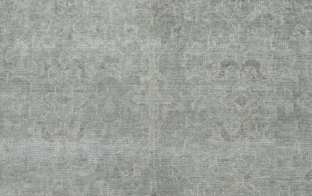 Gray Modern Style Hand Knotted Wool 8x10 Area Rug