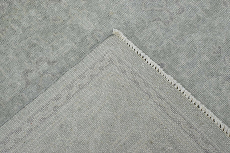 Gray Modern Style Hand Knotted Wool 8x10 Area Rug