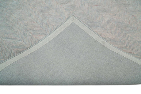Gray Modern Style Hand Tufted Wool Area Rug