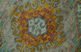 Gray, Silver and Beige Oriental Traditional Hand Knotted Custom Made Wool Area Rug, Living Room and Bedroom Rug