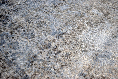 Gray Transitional Design Hand Knotted Wool and Bamboo Silk 9x12 Area Rug