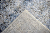 Gray Transitional Design Hand Knotted Wool and Bamboo Silk 9x12 Area Rug