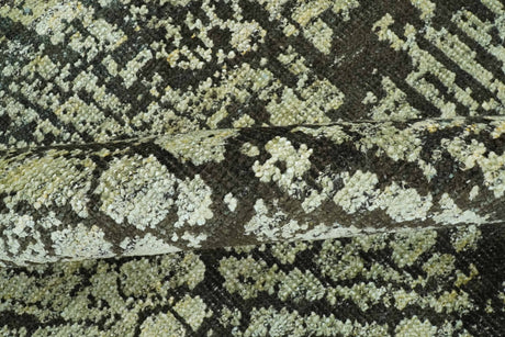 Green and Olive Modern Abstract 5x8 Hand knotted wool area Rug