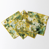 Green Marble Cocktail Napkin Set-cocktail napkin-Parc Decor