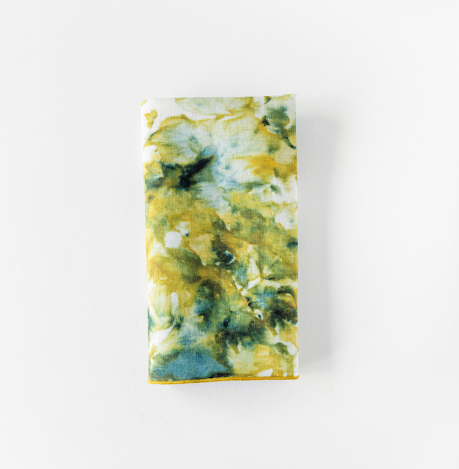 Green Marble Napkin-Napkins-Parc Decor