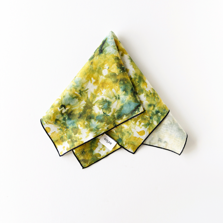 Green Marble Napkin-Napkins-Parc Decor