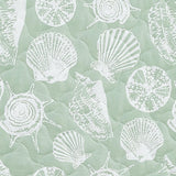 Green Seashell Quilt - Emerald Bay-Quilts-Parc Decor