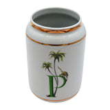 Green Tropical Vase