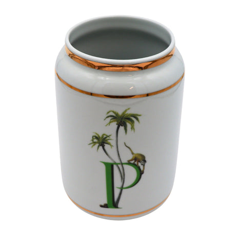 Green Tropical Vase