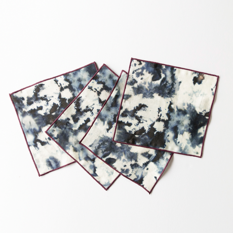 Grey Marble Cocktail Napkins-cocktail napkin-Parc Decor