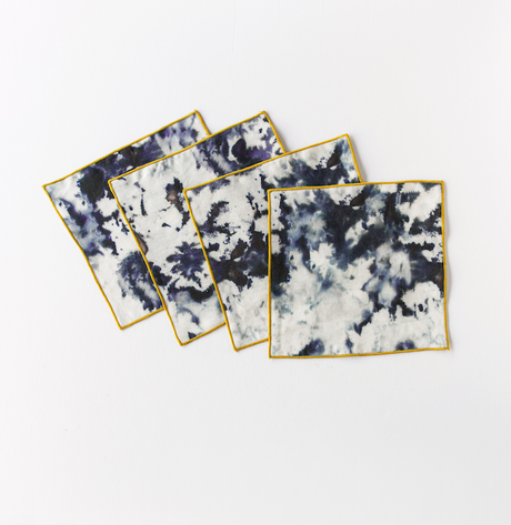 Grey Marble Cocktail Napkins-cocktail napkin-Parc Decor