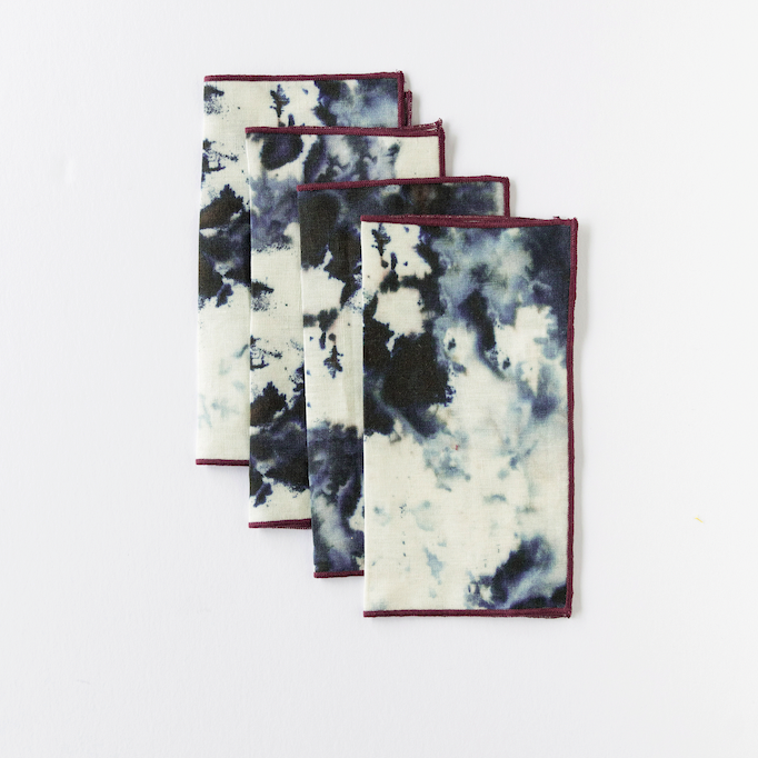 Grey Marble Cocktail Napkins-cocktail napkin-Parc Decor