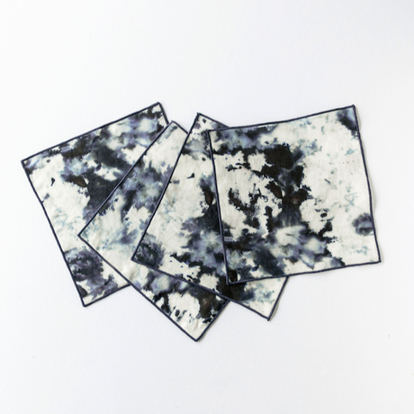 Grey Marble Cocktail Napkins-cocktail napkin-Parc Decor