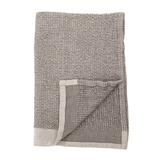 Grey Waffle Weave Kitchen Towels, Set of 2-Kitchen Linens-Parc Decor