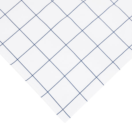 Grid Printed Cotton Percale Duvet Set