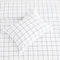 Grid Printed Cotton Percale Duvet Set-Duvets-Parc Decor