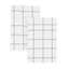 Grid Printed Cotton Percale Pillowcases