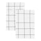 Grid Printed Cotton Percale Pillowcases-Pillow Case-Parc Decor