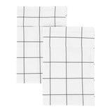 Grid Printed Cotton Percale Pillowcases-Pillow Case-Parc Decor