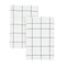 Grid Printed Cotton Percale Pillowcases-Pillow Case-Parc Decor