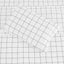 Grid Printed Cotton Percale Sheet Set