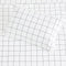 Grid Printed Cotton Percale Sheet Set-Bed Sheets-Parc Decor