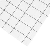 Grid Printed Cotton Percale Sheet Set-Bed Sheets-Parc Decor