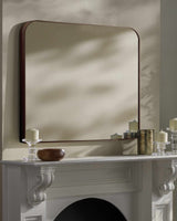 Grimisuat Dark Brown Mirror-Mirrors-Parc Decor