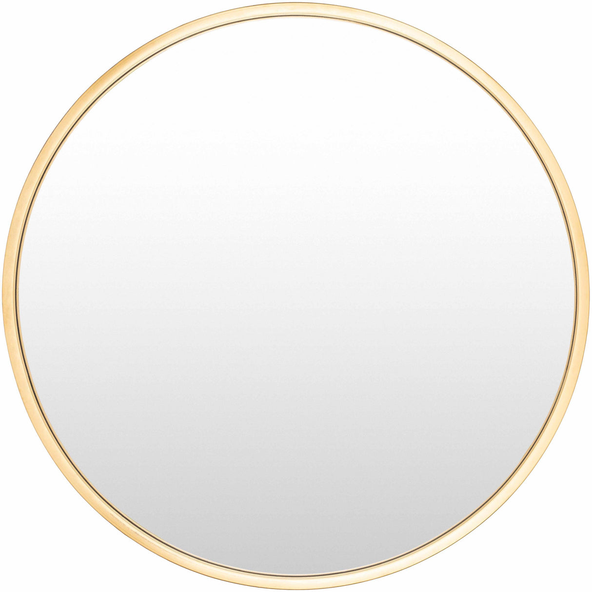 Guindarohan Gold Frame Round Mirror-Mirrors-Parc Decor