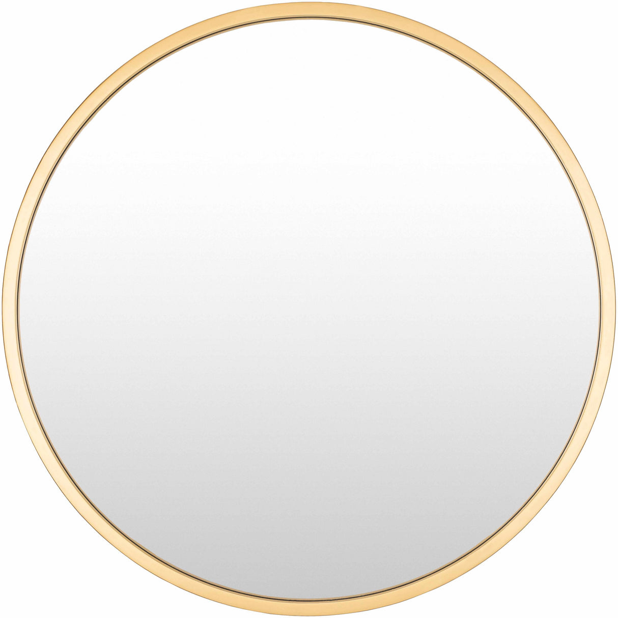 Guindarohan Gold Frame Round Mirror-Mirrors-Parc Decor